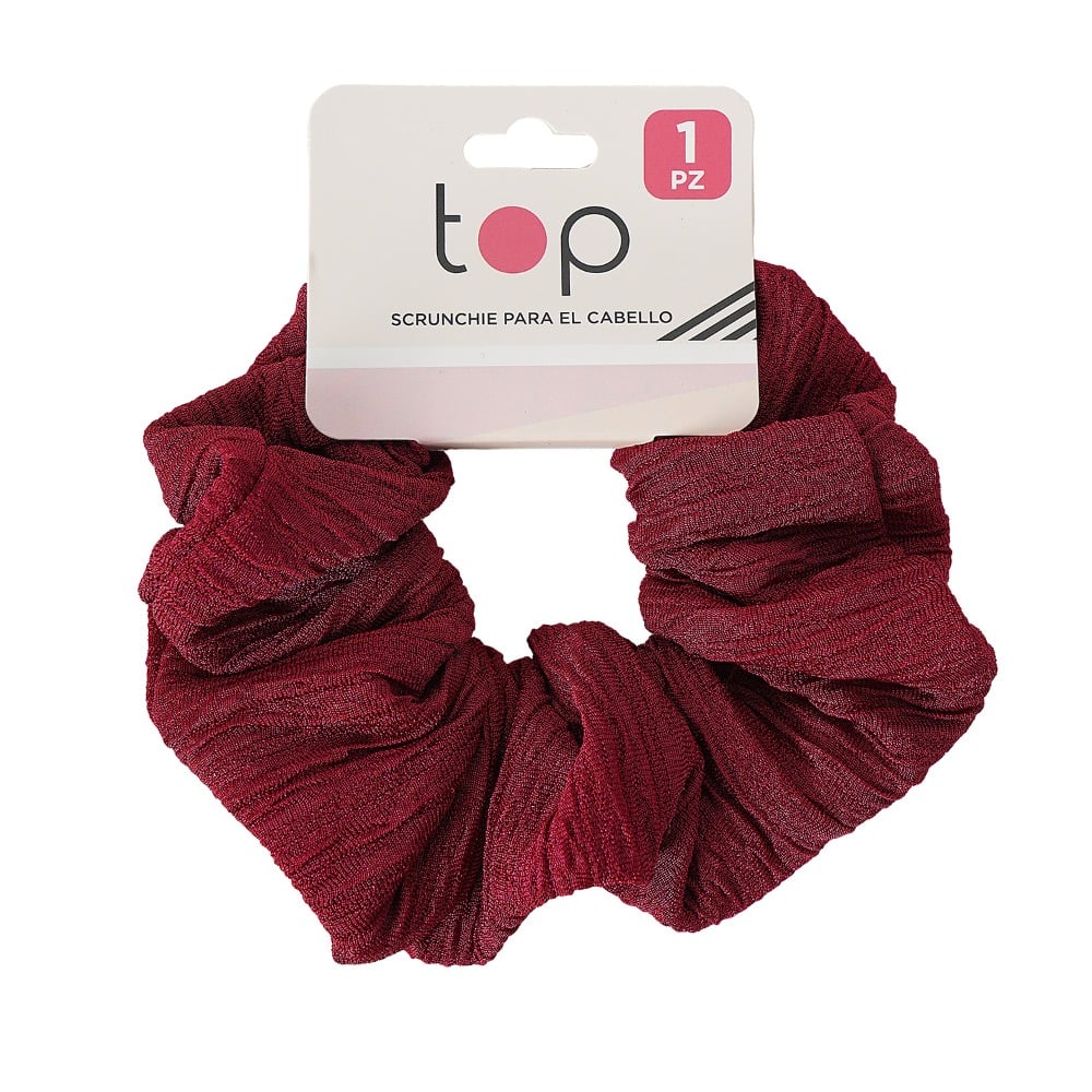Gomita Scrunchie para el Pelo Top Roja 1 Unidad