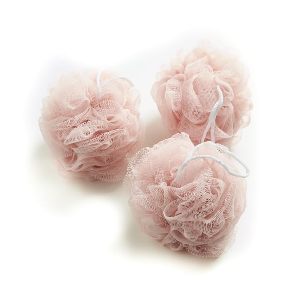 Set Esponjas de Baño Zaira Beauty Rosadas 3 Unidades