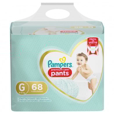 Pañales Pampers Premium Care Pants G 68 Unidades