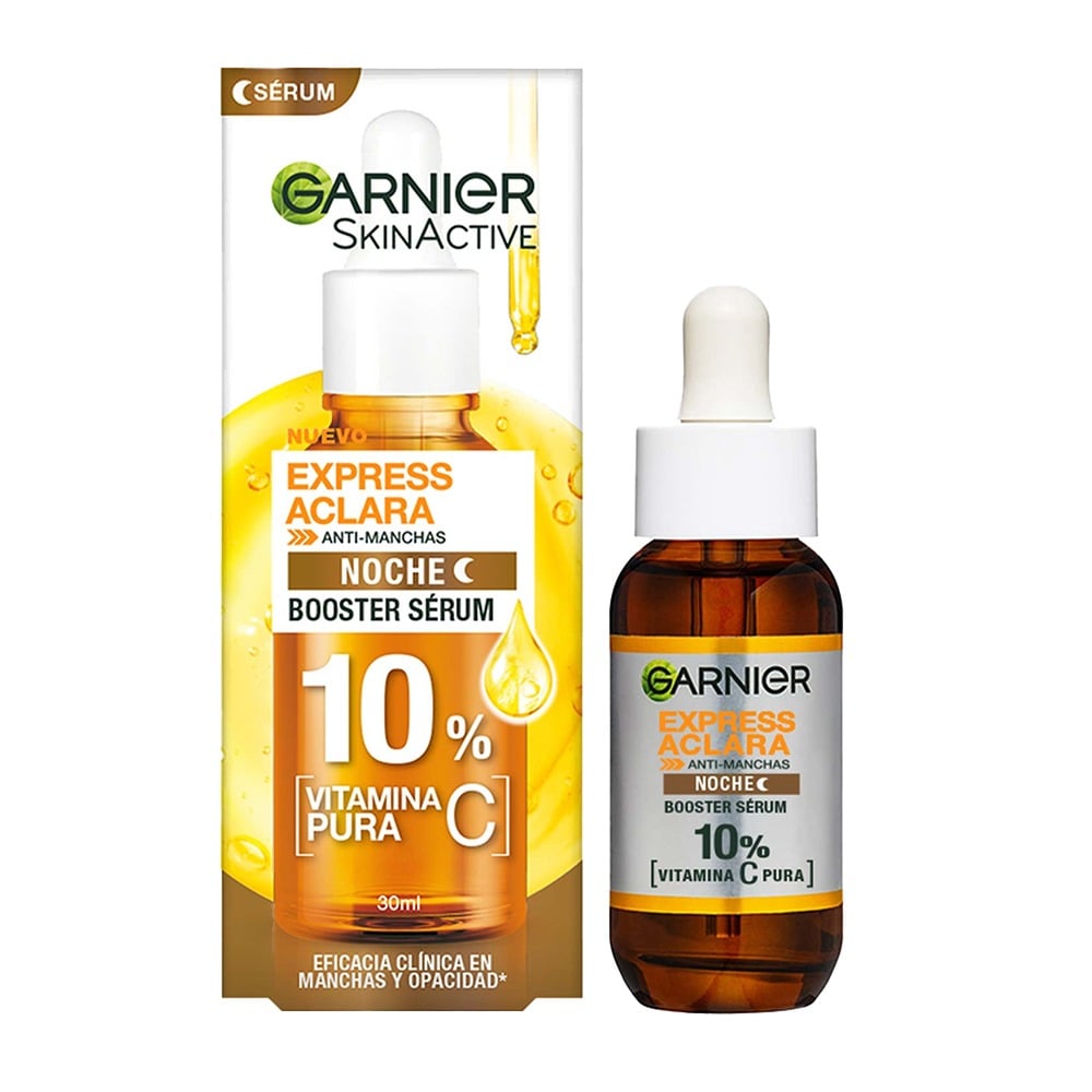 Sérum Booster Garnier Express Aclara Noche Vitamina C 10% 30 ml