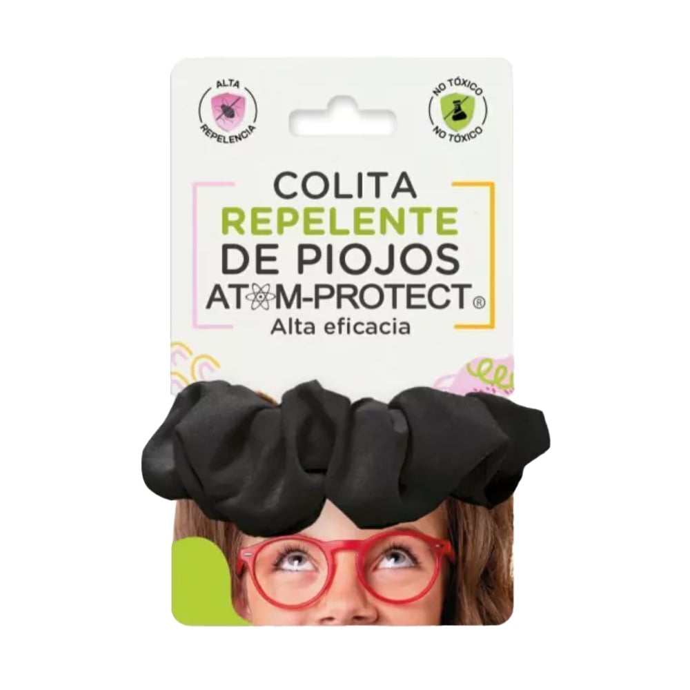 Colita Repelente de Piojos Atom-Protect Negro 1 Unidad