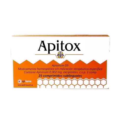 Apitox 200 mg 25 Comprimidos Sublinguales