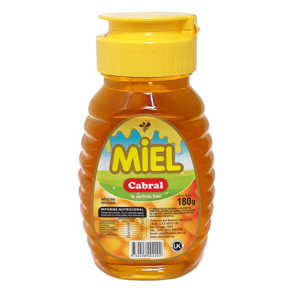 Miel Cabral con Dosificador 180 g