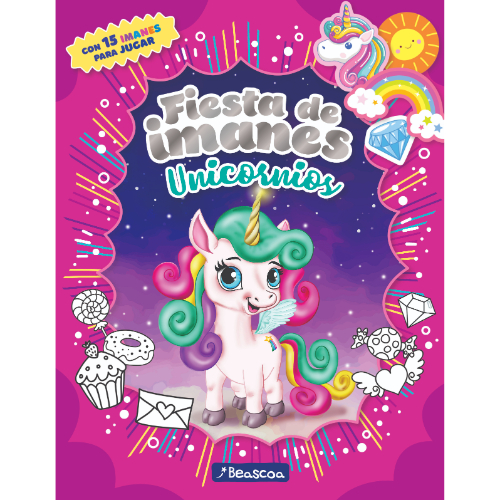 Libro Fiesta de imanes - unicornios