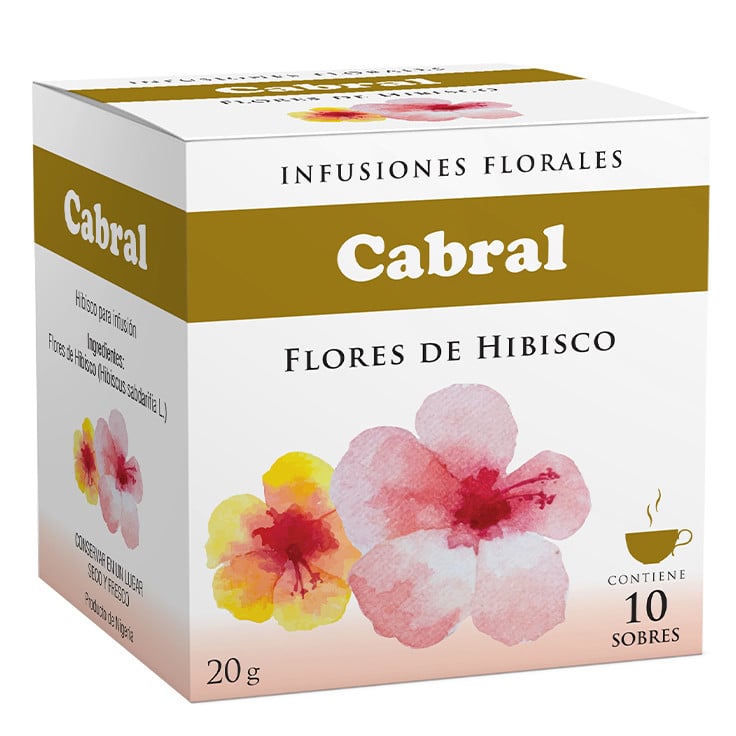 Té Cabral Flores de Hibisco 10 Unidades