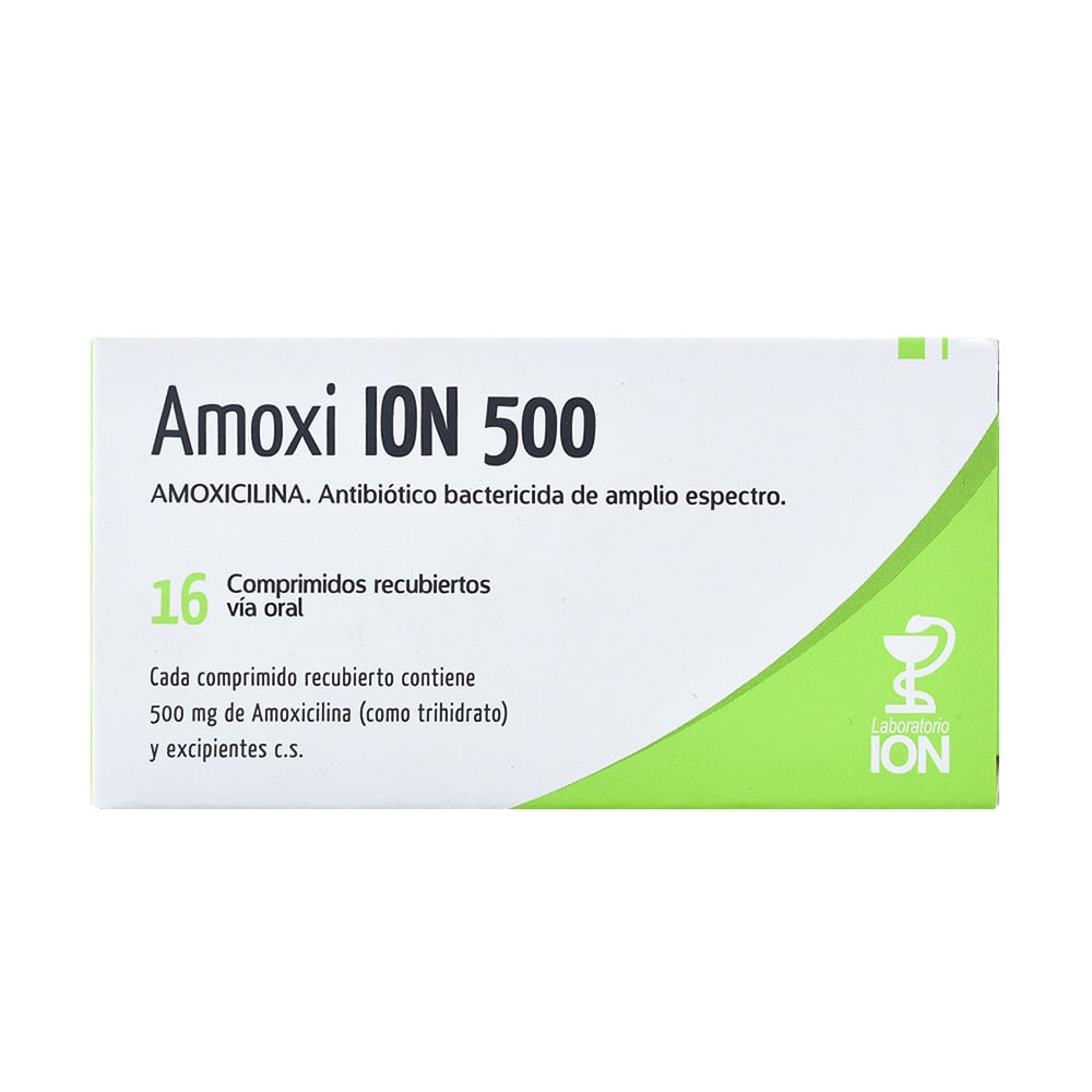 Amoxi ION 500 mg 16 Comprimidos Revestidos