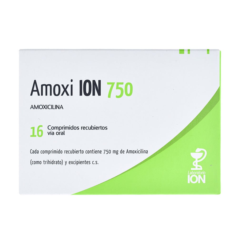 Amoxi ION 750 mg 16 Comprimidos Revestidos