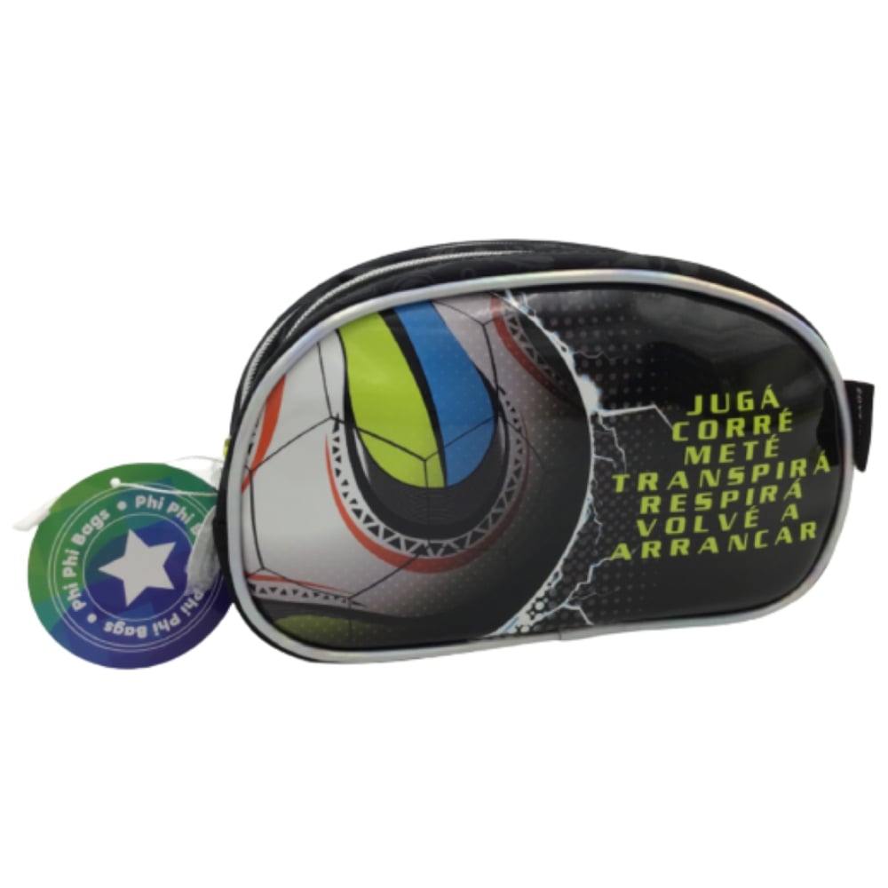 Cartuchera Phi Phi 2 Cierres Fútbol