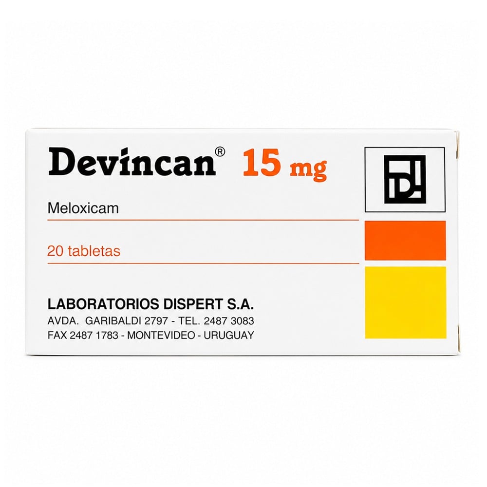 Devincan 15 mg 20 Tabletas