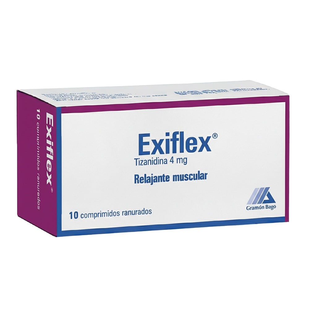 Exiflex 4 mg 10 Comprimidos Ranurados