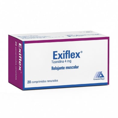 Exiflex 4 mg 20 Comprimidos Ranurados