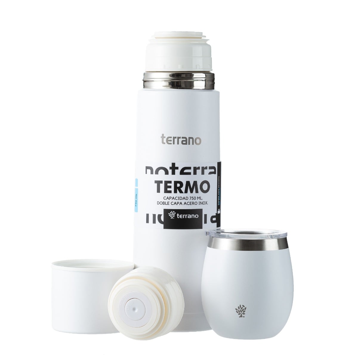 Set Matera Terrano Bala + Mate Blanco 750 ml