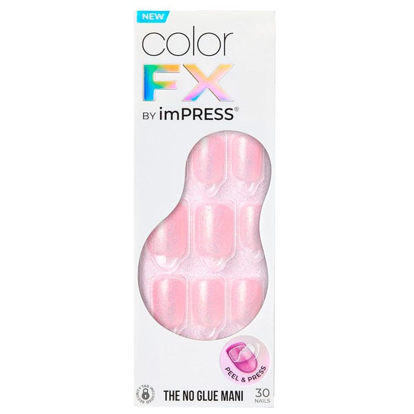 Uñas Postizas Adhesivas Kiss Impress Color Fx Pop Star