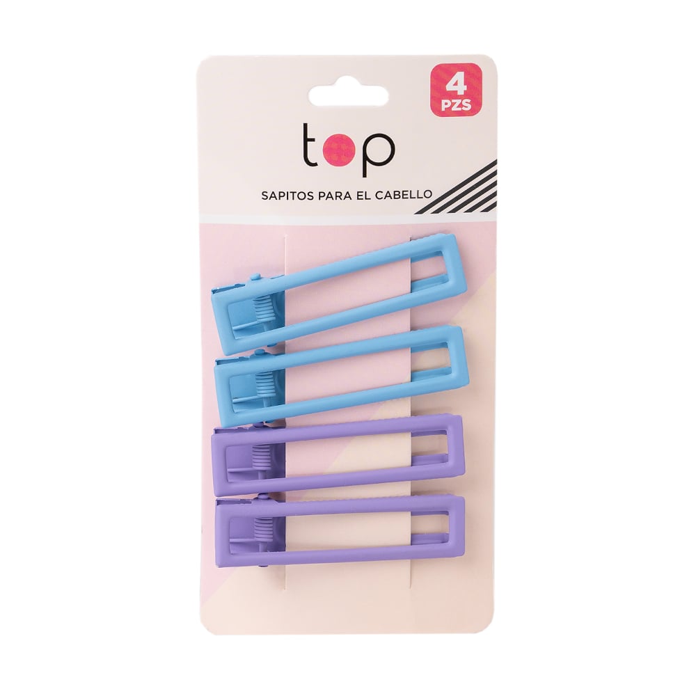 Broches para el Pelo Top Colores Surtidos 4 Unidades
