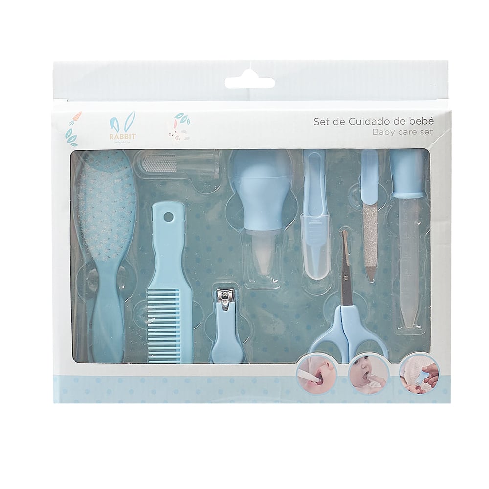 Set de Cuidado para Bebé Rabbit Azul