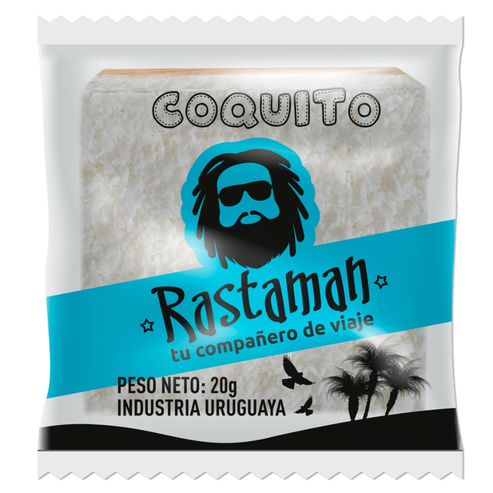 Coquito de Dulce de Leche y Coco Rastaman 20 g