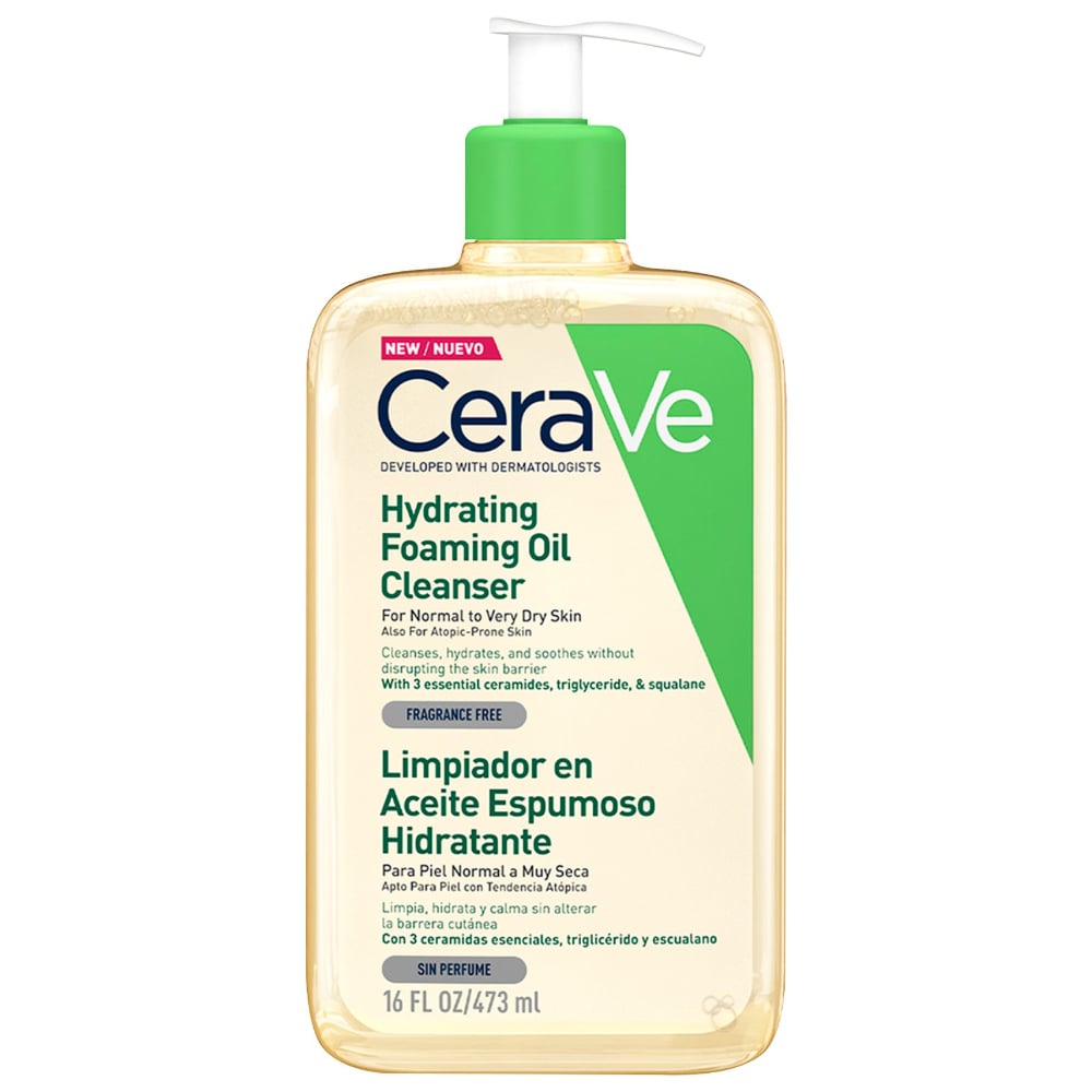 Limpiador CeraVe Hydrating Oil Cleanser 473 ml
