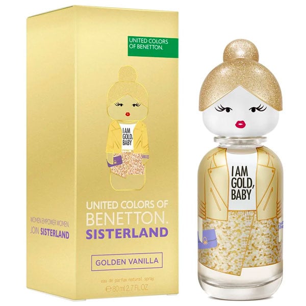 Perfume Benetton Sisterland Gold Vanilla Femme EDP 80 ml
