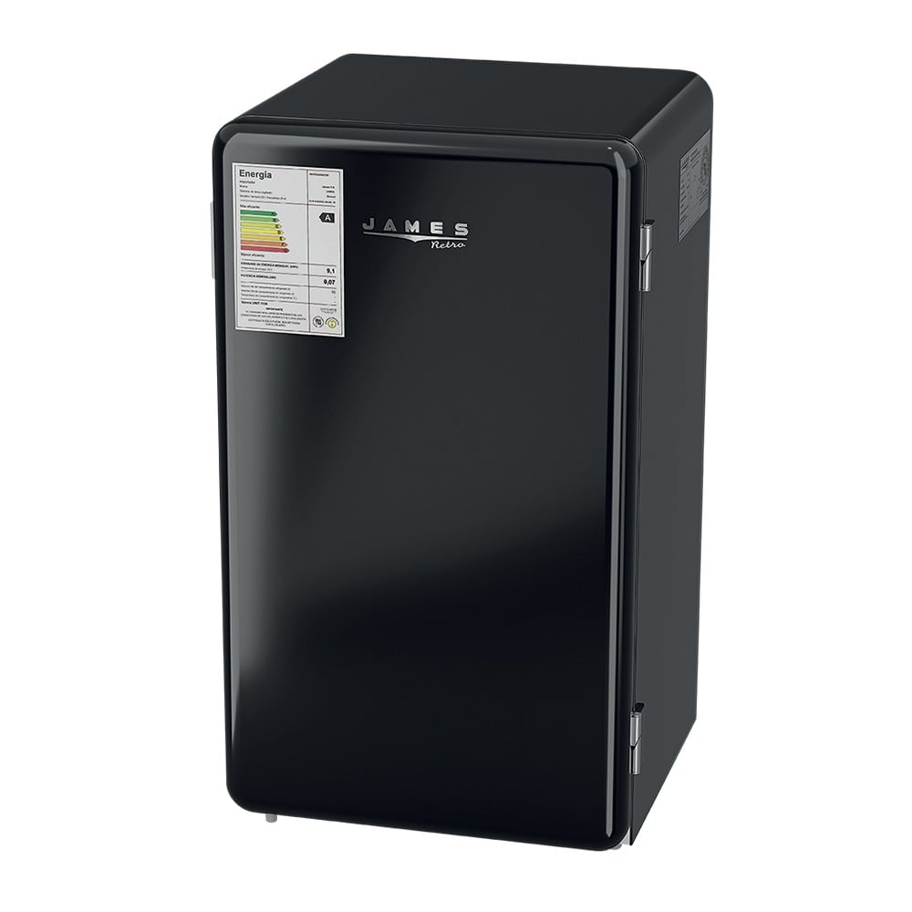 Frigobar James RJ 90 M Frío Húmedo Negro 102 L