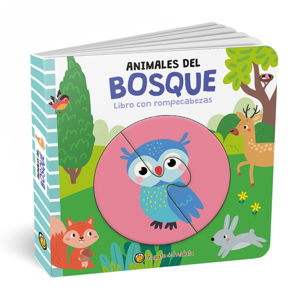 Libro Animales del Bosque con Rompecabezas