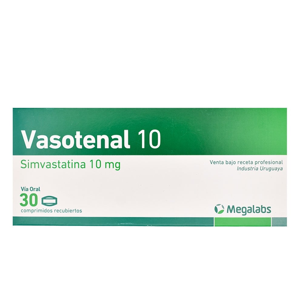 VASOTENAL 10 MG 30 COMPRIMIDOS