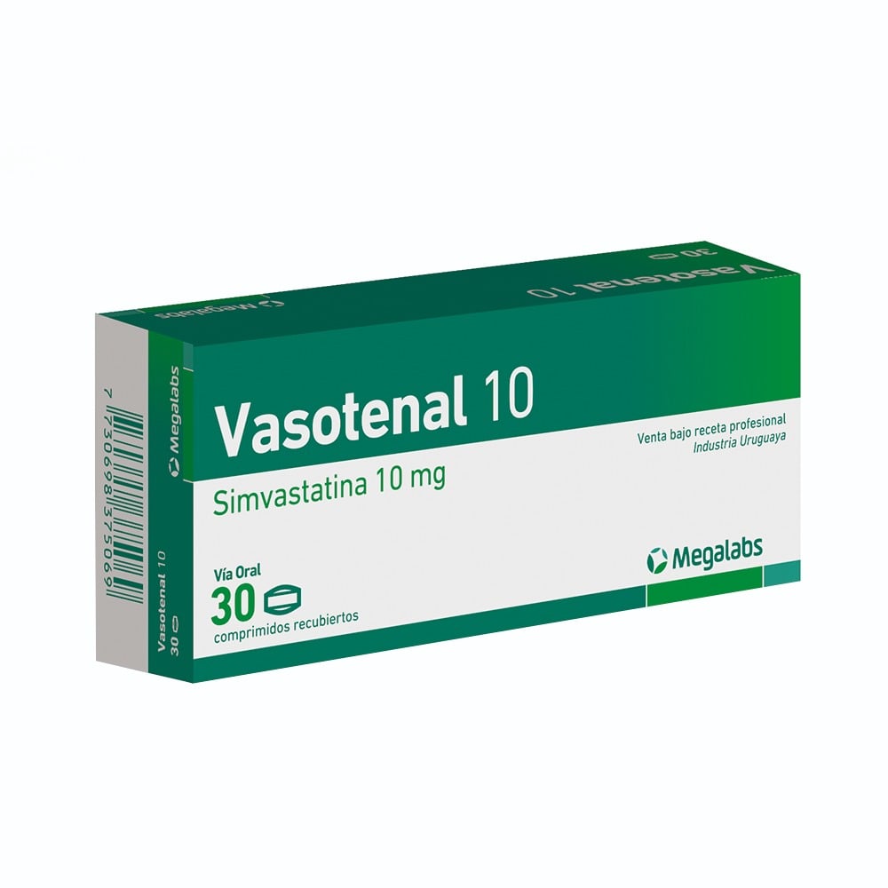 VASOTENAL 10 MG 30 COMPRIMIDOS