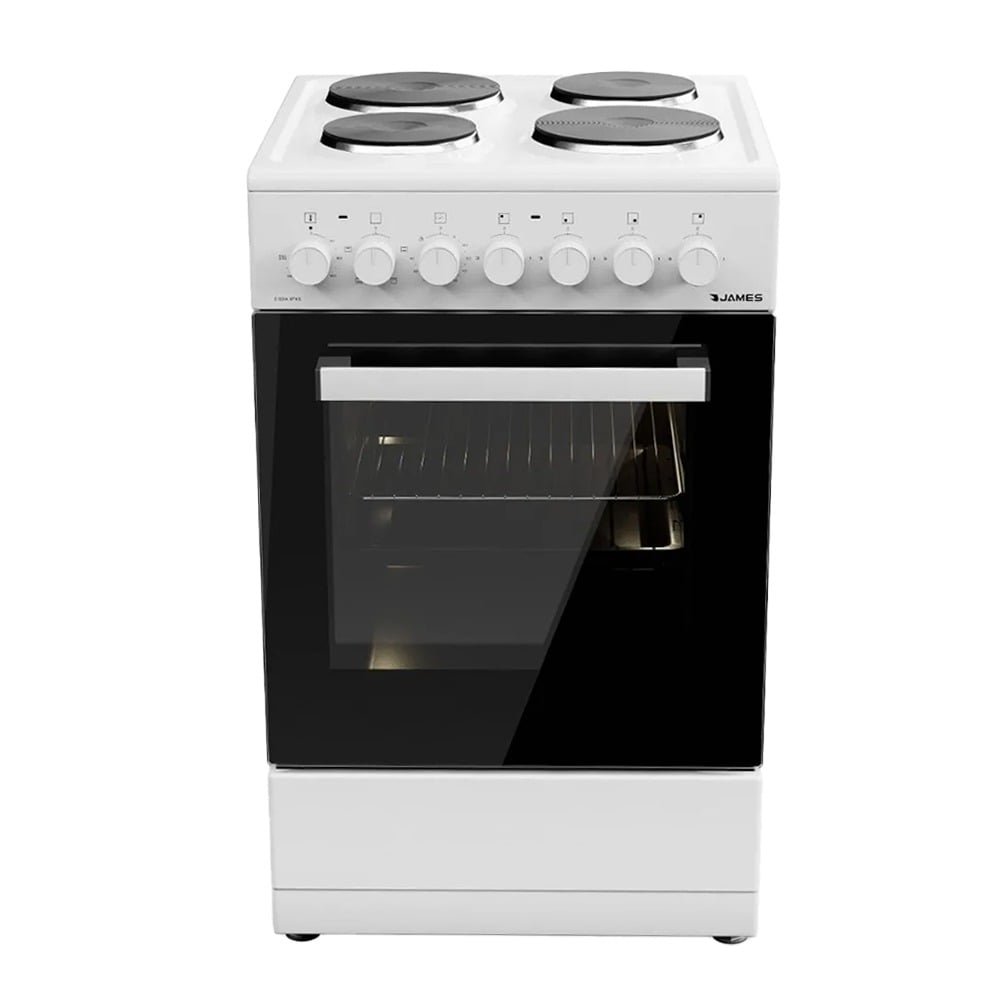 Cocina Eléctrica James C-801 A RTKS 4 Discos Blanca