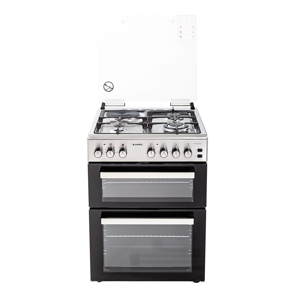 Cocina Combinada James C 900 ATKS DH Doble Horno Inox 5 Hornallas