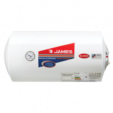 Calefón Eléctrico James Inox Horizontal 80 L