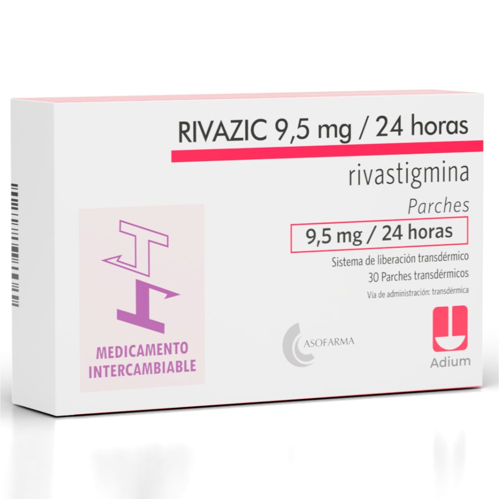 Rivazic 9.5 mg 30 Parches Transdérmicos