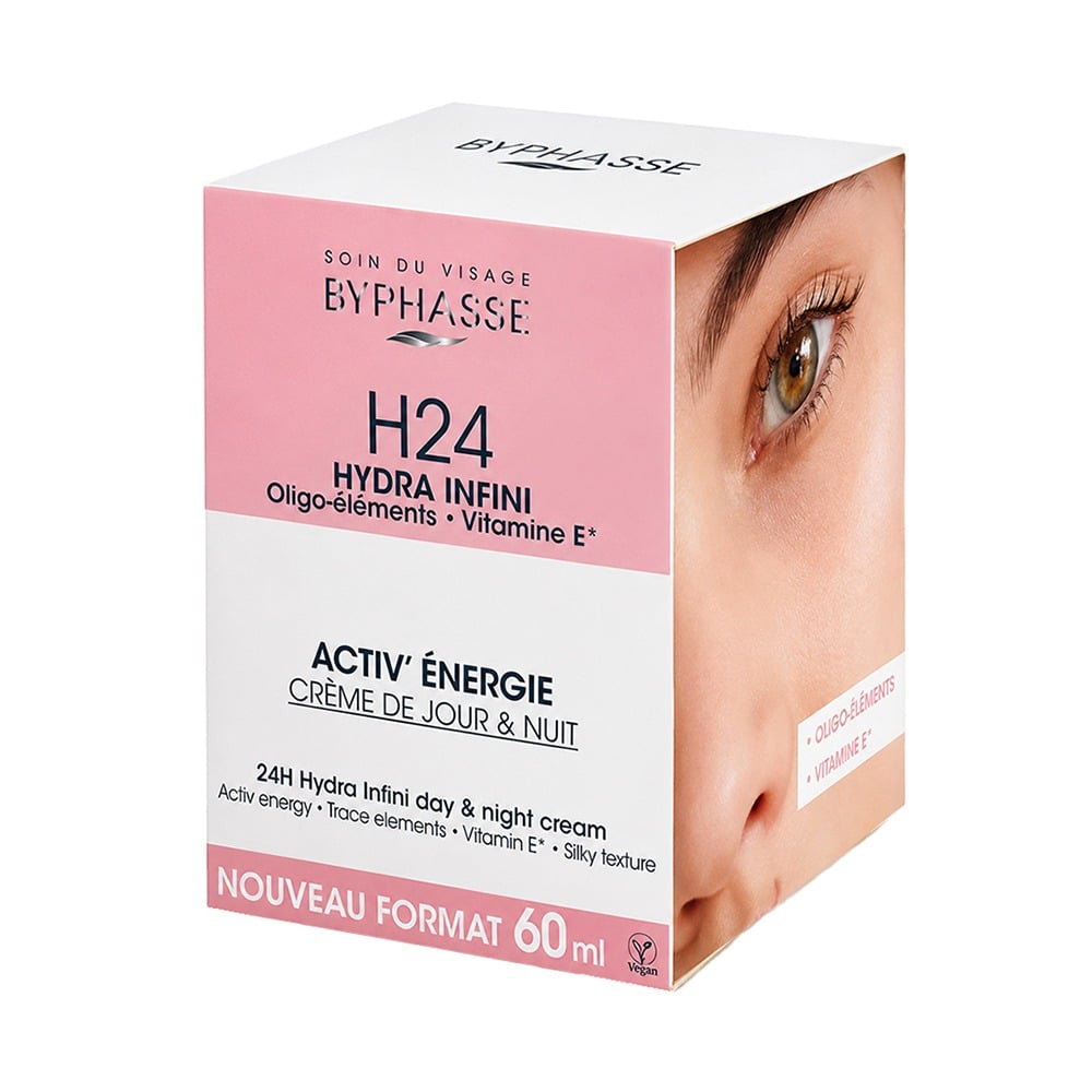 Crema Byphasse Hydra Infini H24 Día y Noche 60 ml 