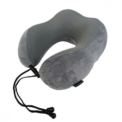 Almohada de Viaje Mis Petates con Memoria y Funda Gris