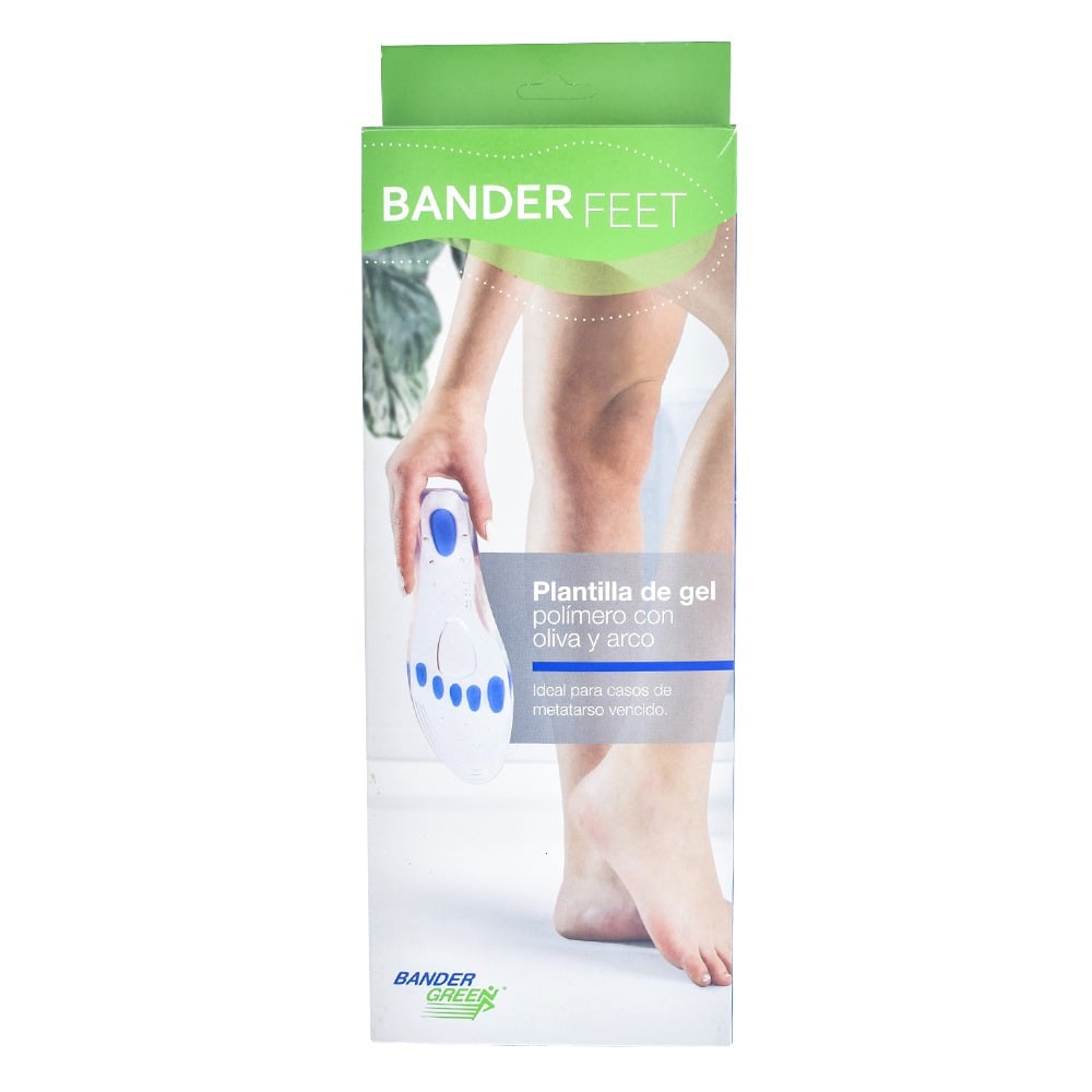 Plantilla con Gel Bander Feet con Arco y Oliva Talle 1