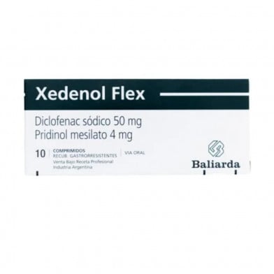 Xedenol Flex 50mg/4mg Comprimidos Recubiertos