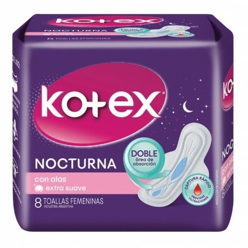 Toallitas Femeninas Kotex Nocturna