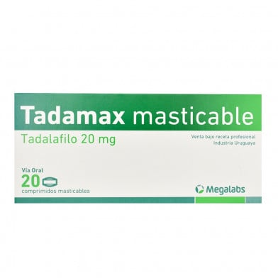 Tadamax Masticable 20 mg Comprimidos Masticables