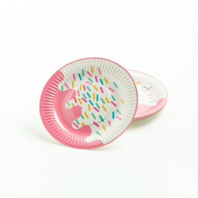 Platos Desechables Happy Paper 18 Unidades