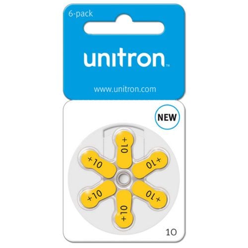 Pilas Unitron para Audífonos