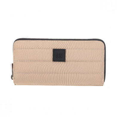 Monedero Terrano Urbano con Cierre Beige