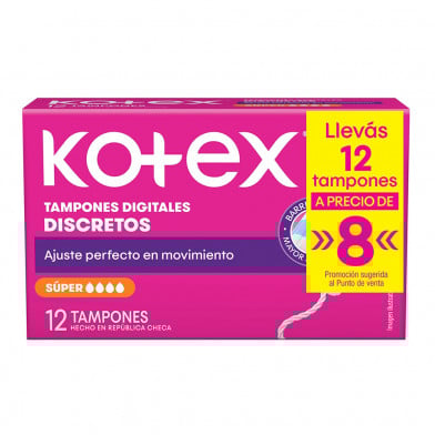 Tampones Kotex Super