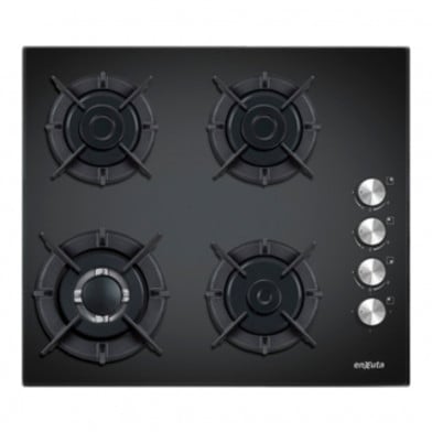 Anafe de Empotrar Enxuta a Gas 4 Hornallas Negro