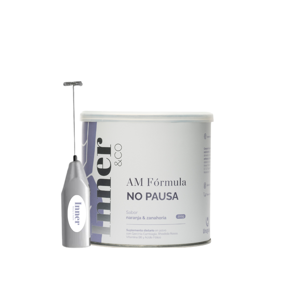 Suplemento Inner Fórmula No Pausa Am 200 g + Batidor de Regalo