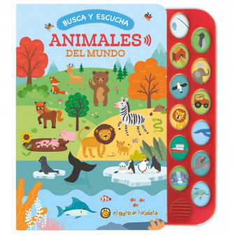 Libro Busca y Escucha: Animales del Mundo