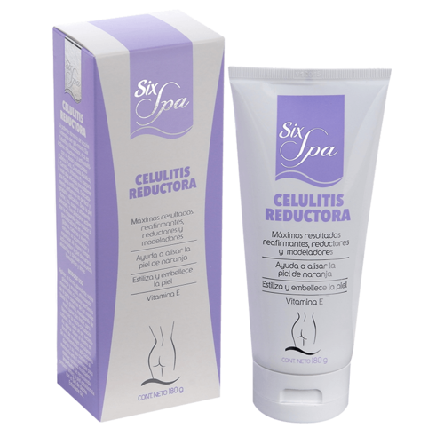 Crema Corporal Six Spa Reductora de Cellulitis 180 g
