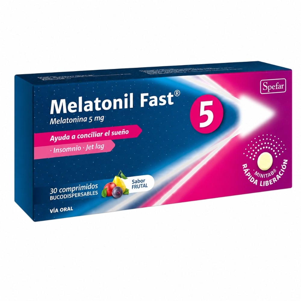 Melatonil Fast 5 mg 30 Comprimidos Bucodispersables