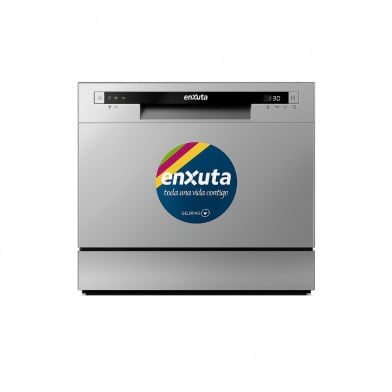 Lavavajillas Compacto Enxuta LVENXP96S Silver 6 Cubiertos