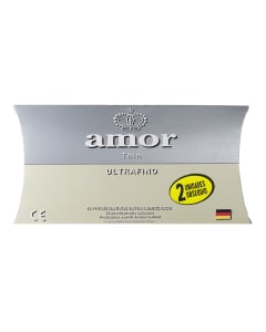 PRESERVATIVO AMOR ULTRAFINO GRIS X12 UNIDADES.