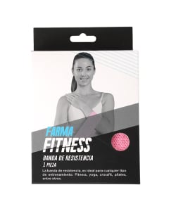 Banda de Resistencia Deportiva Farma Fitness Rosada
