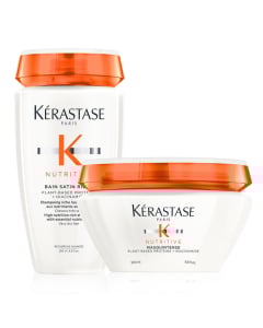 Combo Nutritive Hidratación Completa de Kérastase Bain Satin