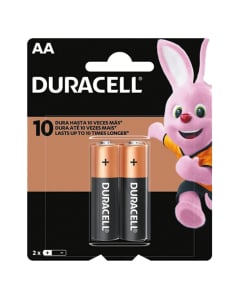 Pilas Duracell AA 2 Unidades